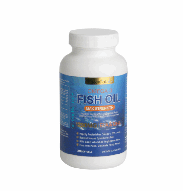 Omega 3 Fish Oil, kosttillskott 120 kapslar