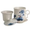 Temugg i porslin Lotus - Bild 2